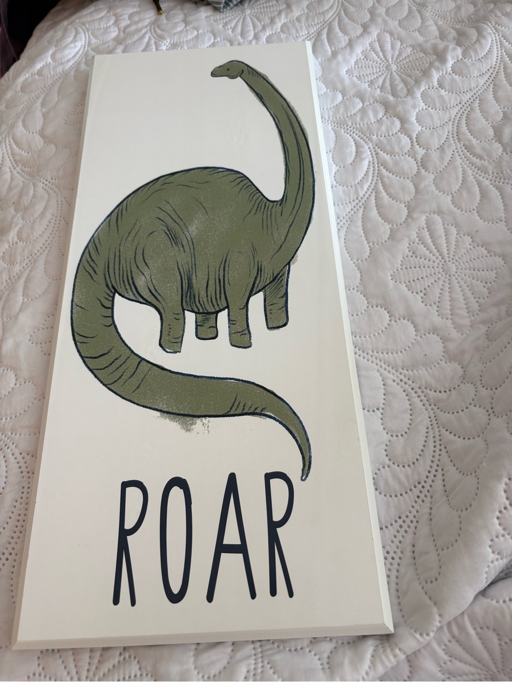 Green Dinosaur Wall Art - ROAR by Stupell Home Decor